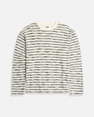 Terry Stripe Long Sleeve Tee