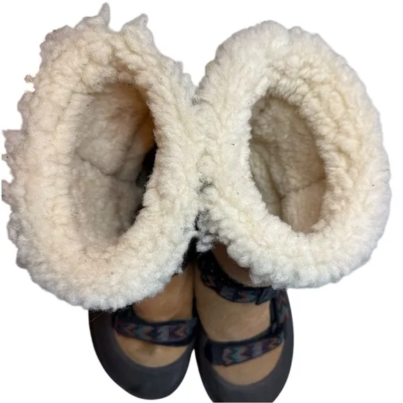 Teva the sport real sheepskin sandalboot