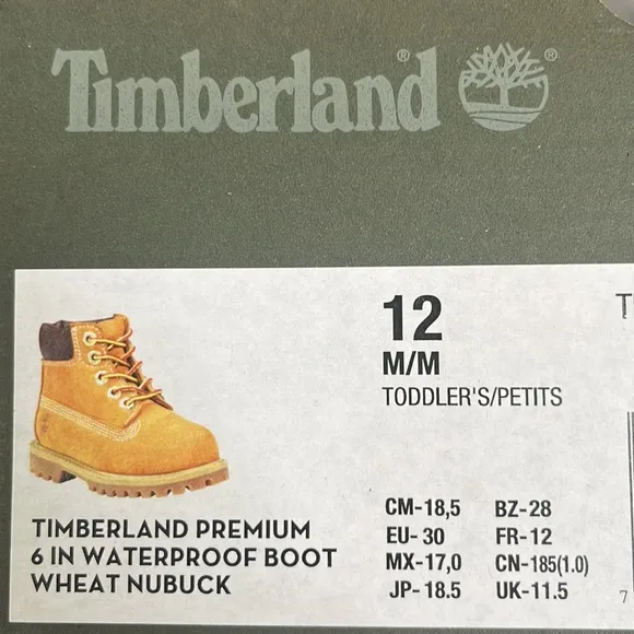 Timberland Premium 6 IN Waterproof Boots Wheat Nubuck