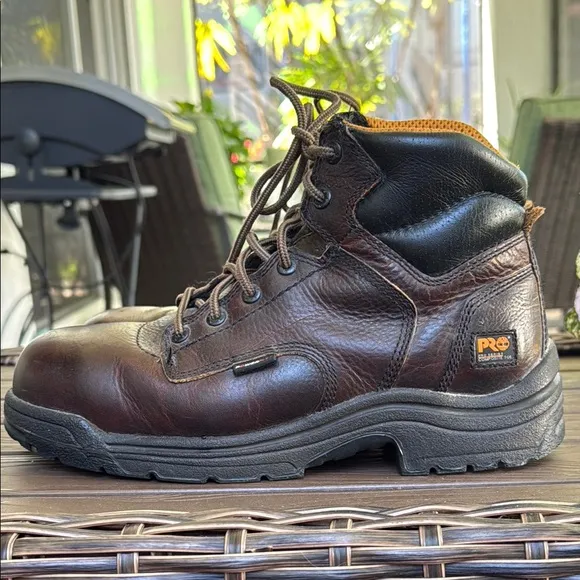 Timberland PRO Men's Brown Work Boots 9.5 Men’s