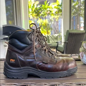Timberland PRO Men's Brown Work Boots 9.5 Men’s