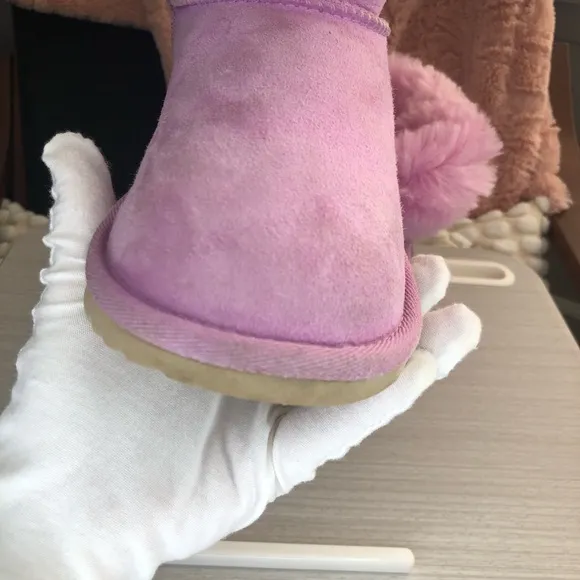 UGG Kids Classic ll Shadow Genuine wool Girl lilac short Boots 1017703K Sz 3