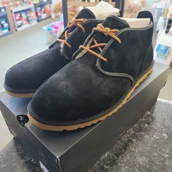 Ugg Men's Maksim Chukka Boots, Black, Size 18