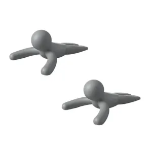 Umbra Buddy Doorstop Set of 2 Charcoal UMB1013767149