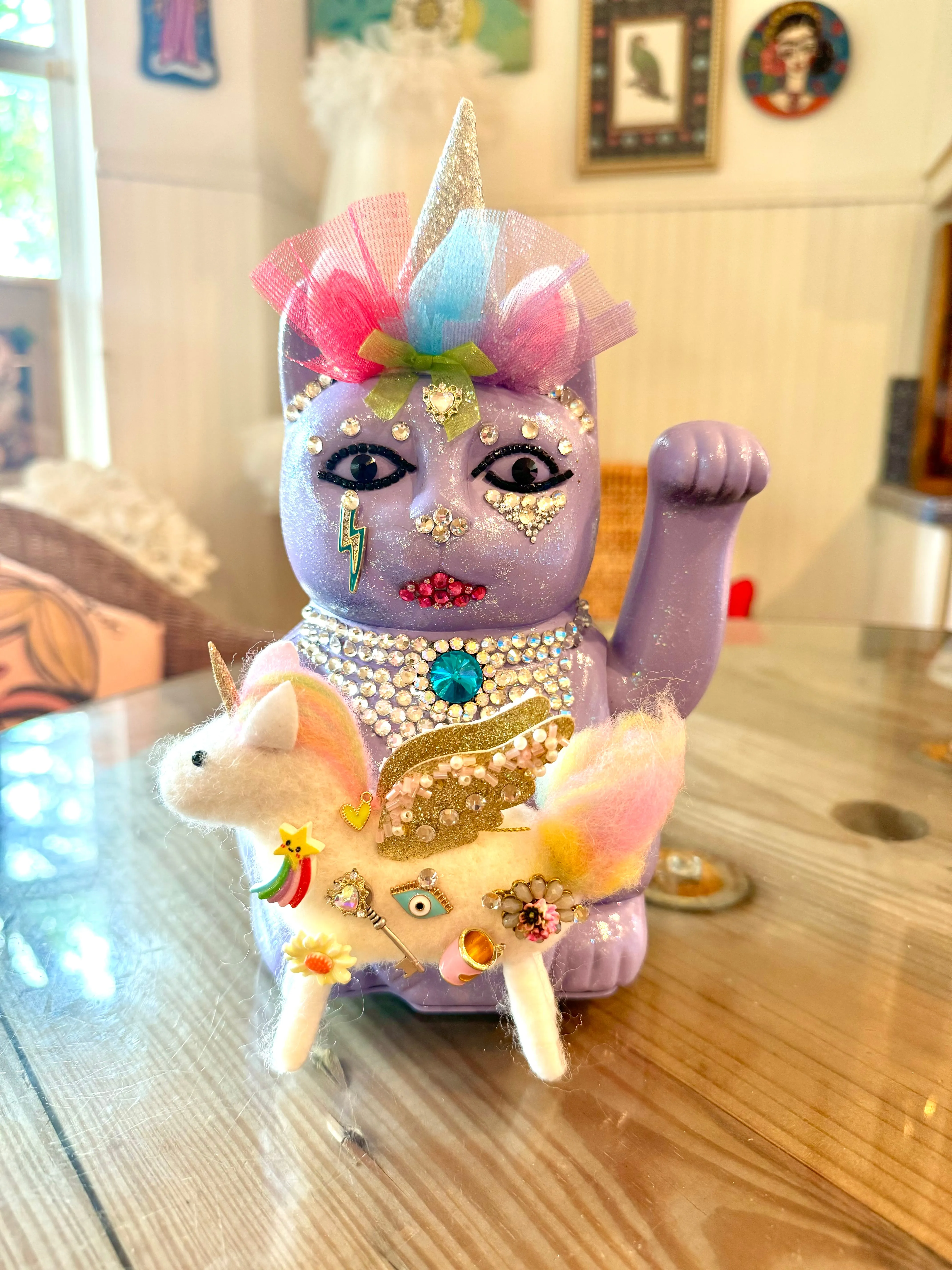 Unicorn Maneki Nekos Lucky Cat