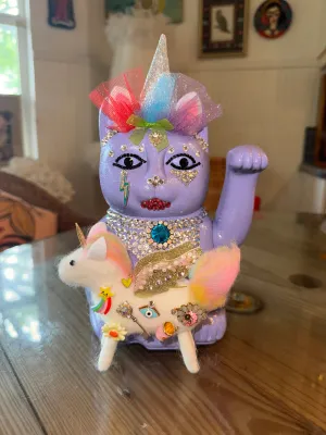 Unicorn Maneki Nekos Lucky Cat