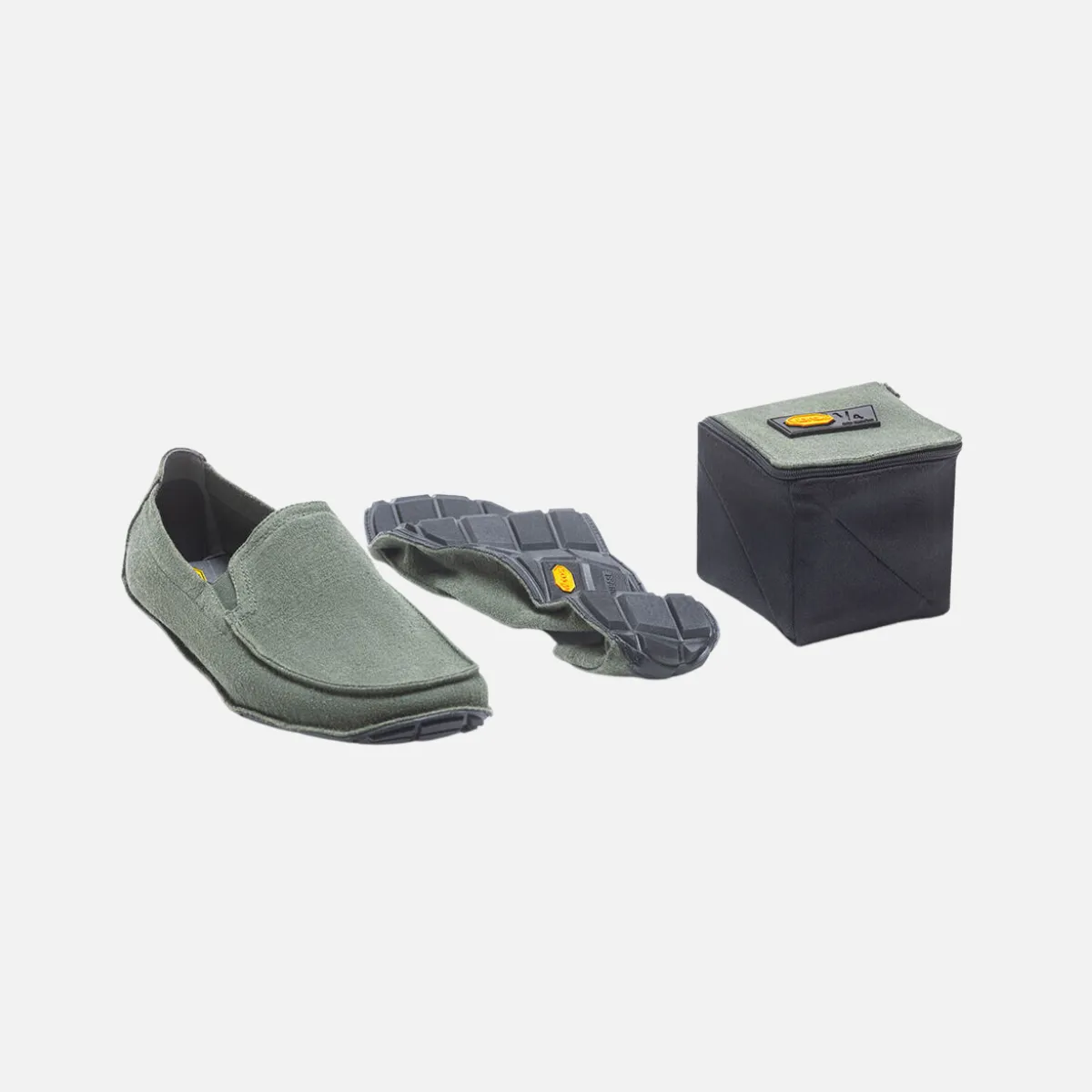 Vibram ONEQ MOC Hemp Men -Green/Brick