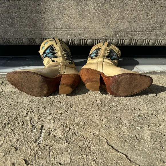 Vintage Miss Capezio Butterfly Boots Sz 5