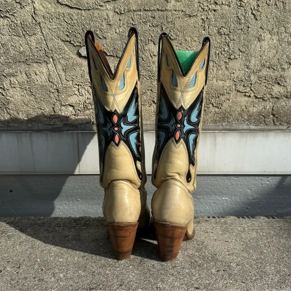 Vintage Miss Capezio Butterfly Boots Sz 5