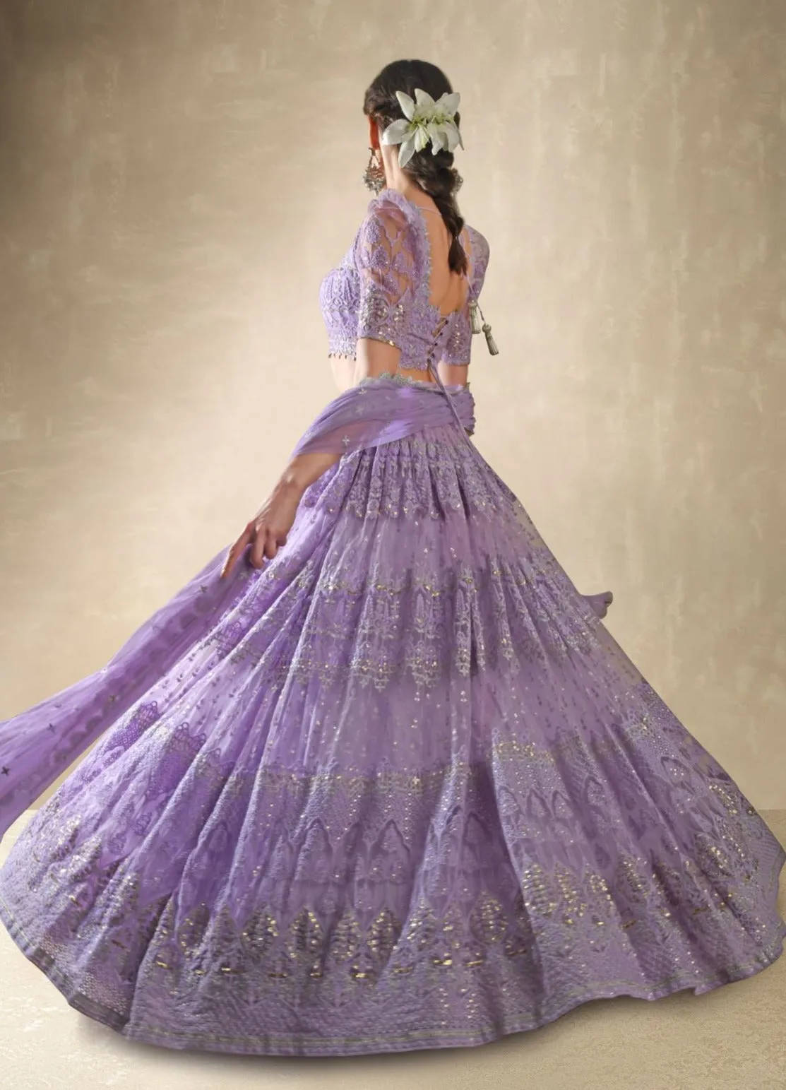 Viola Lilac Lehenga Set