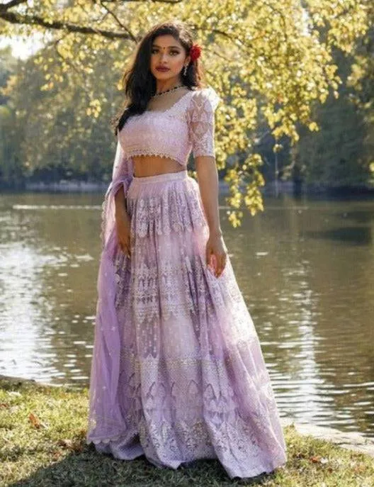 Viola Lilac Lehenga Set