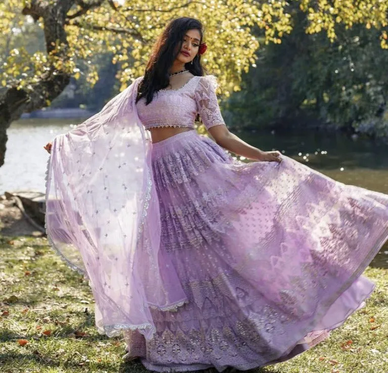 Viola Lilac Lehenga Set