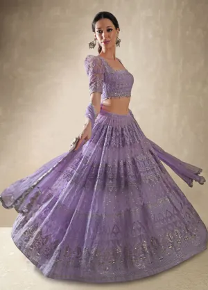 Viola Lilac Lehenga Set