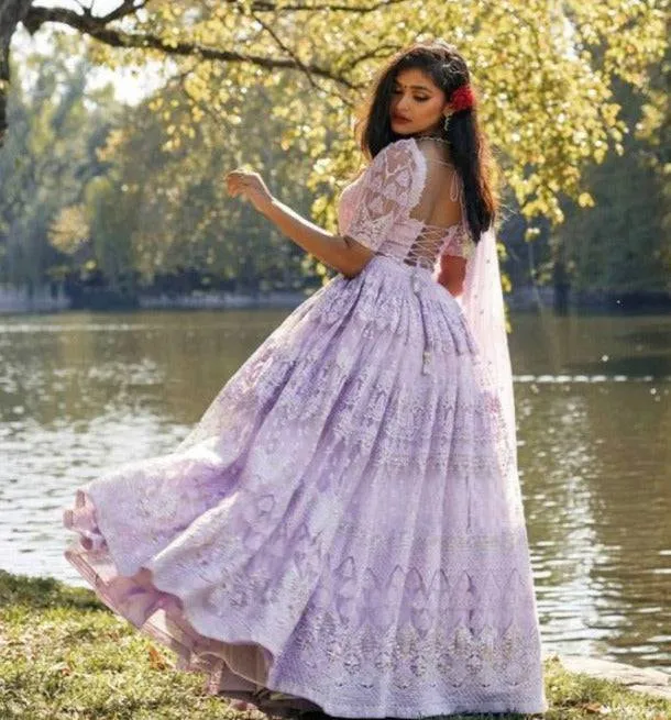 Viola Lilac Lehenga Set