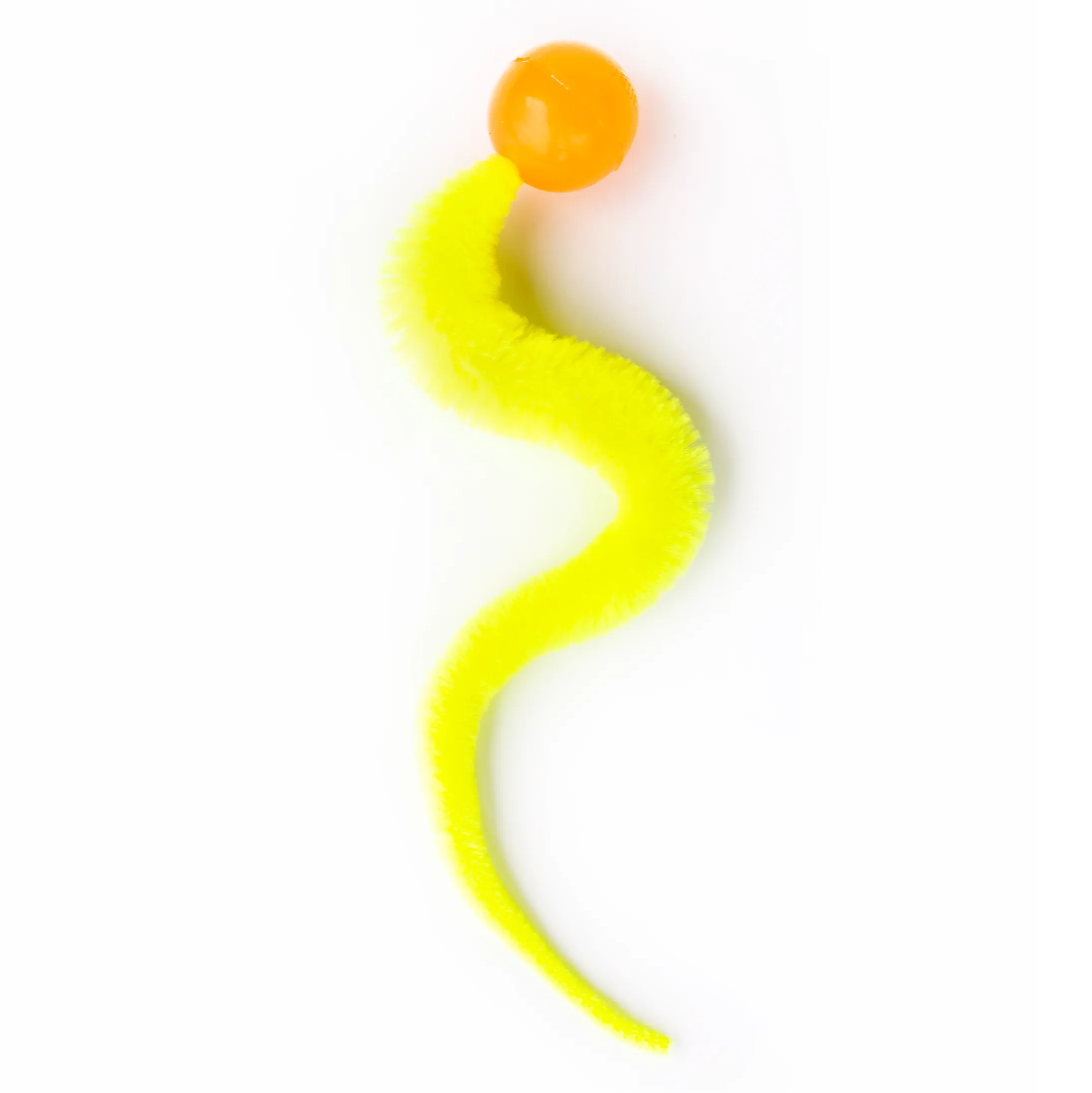 Wiggly Glow in the Dark Cat Toy Bouncy Ball