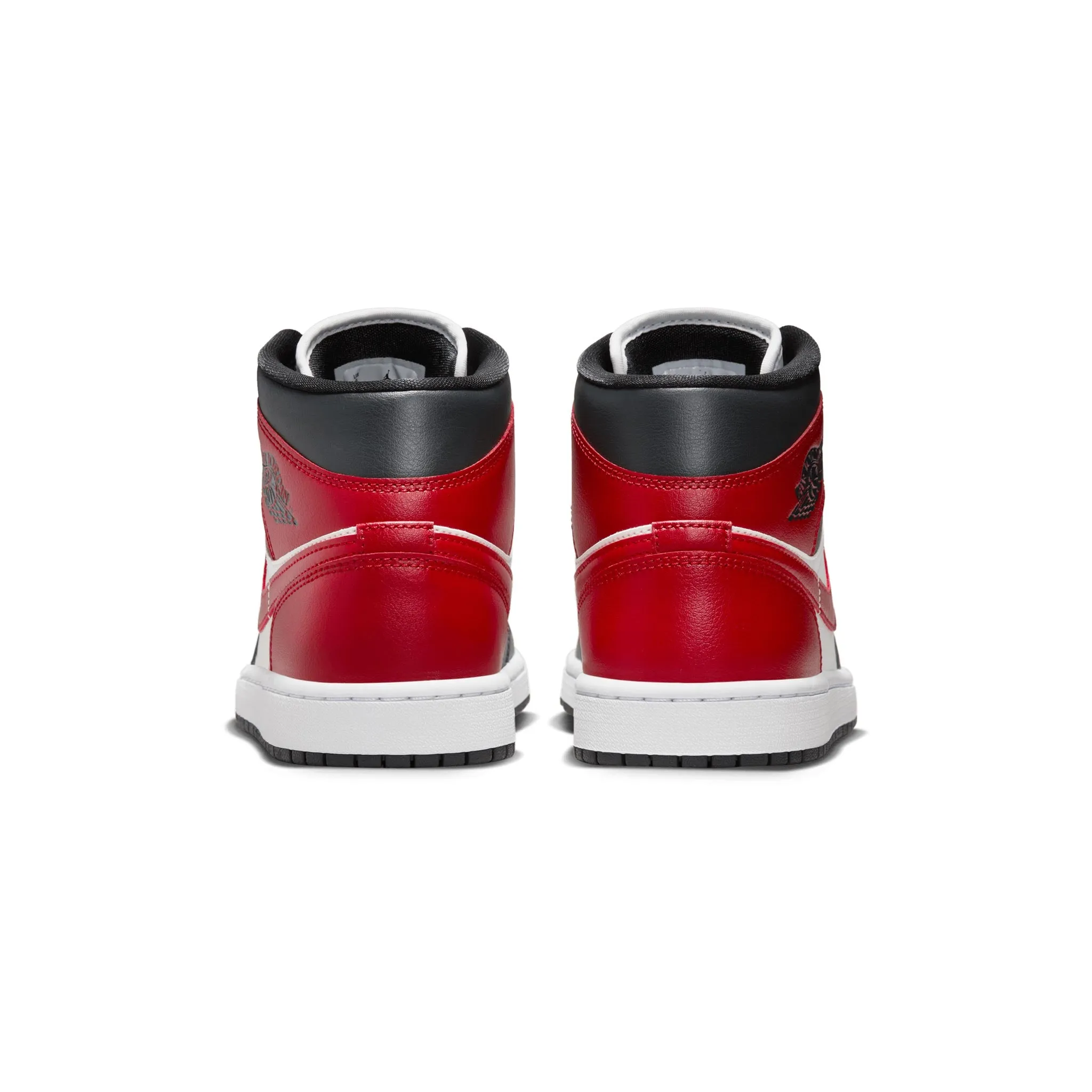 Women's Air Jordan 1 Mid Sail/Gym Red-Off Noir-White BQ6472-160