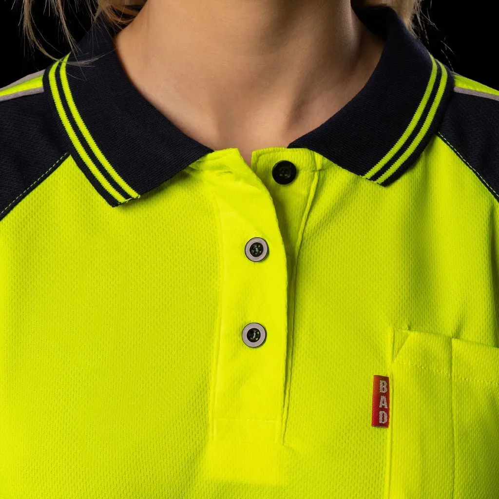 WOMEN'S HI-VIS S/S POLO SHIRT