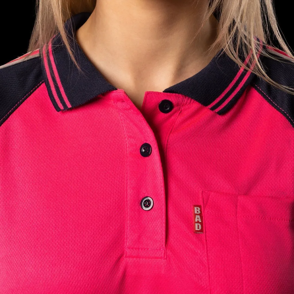 WOMEN'S HI-VIS S/S POLO SHIRT
