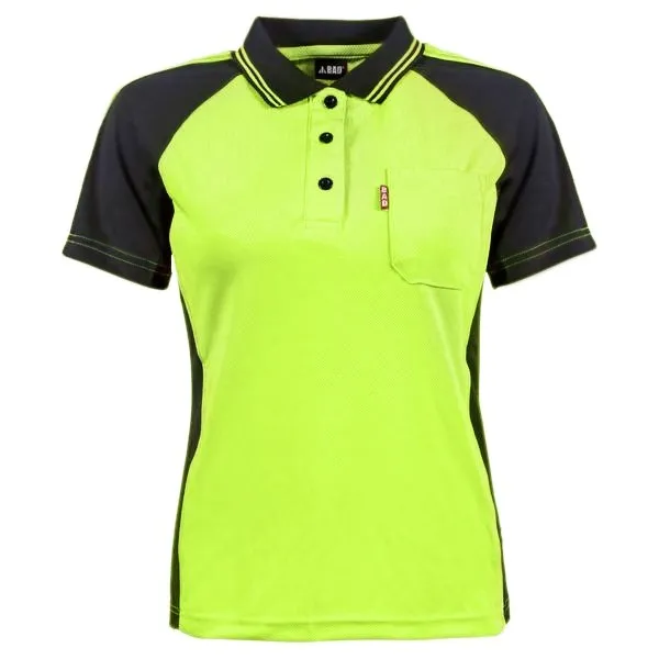 WOMEN'S HI-VIS S/S POLO SHIRT