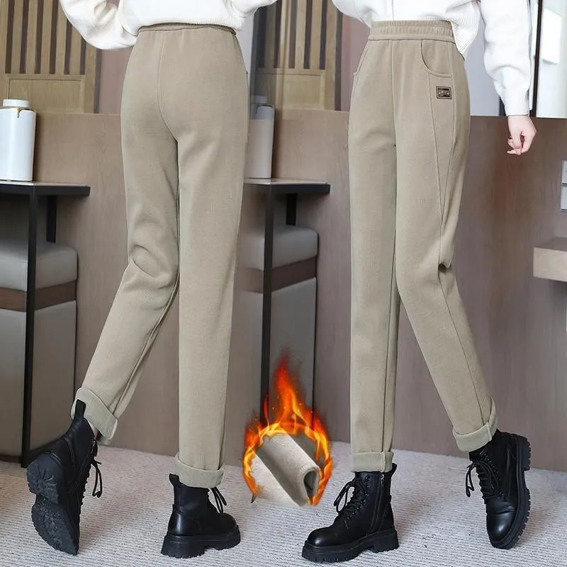 🛒Women's High-waist Warm Faux Fleece-lined Pants🛍️