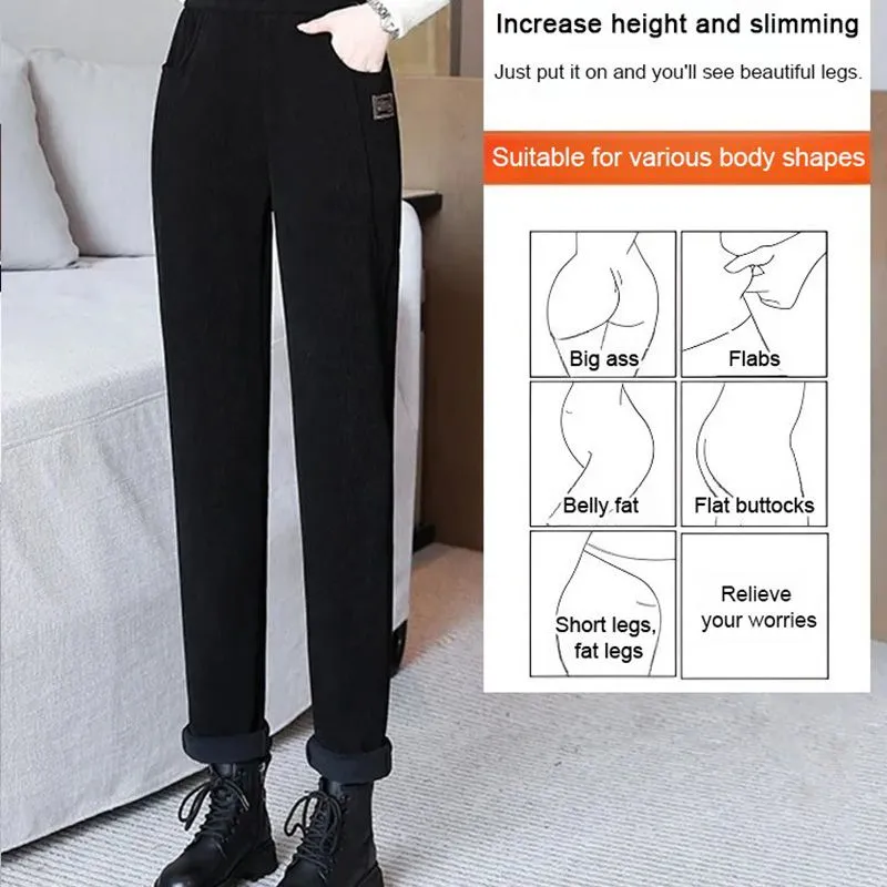 🛒Women's High-waist Warm Faux Fleece-lined Pants🛍️