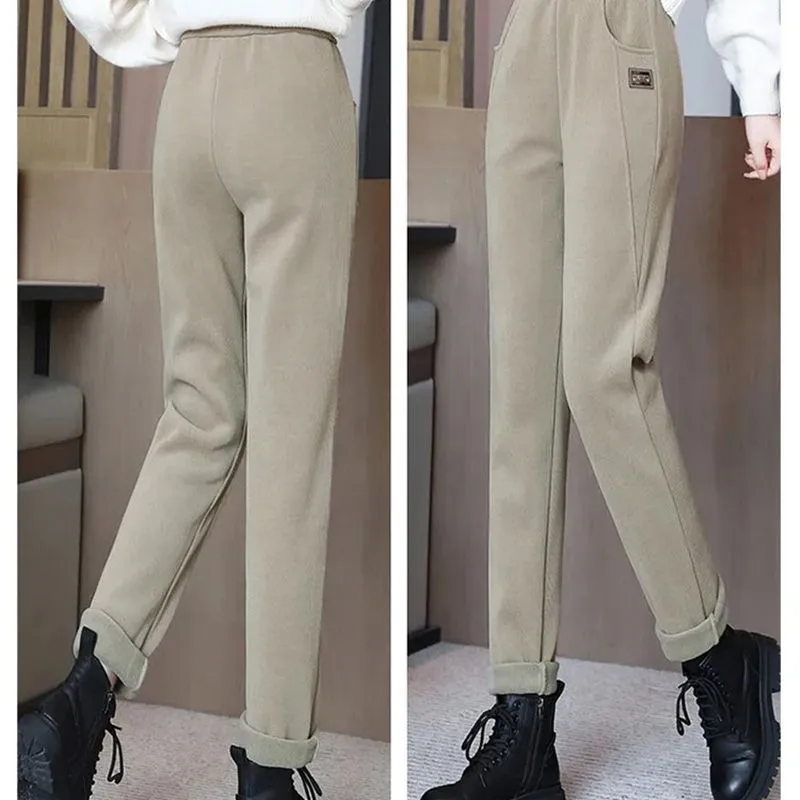 🛒Women's High-waist Warm Faux Fleece-lined Pants🛍️